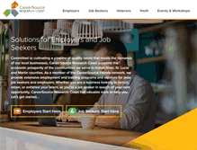 Tablet Screenshot of careersourcerc.com